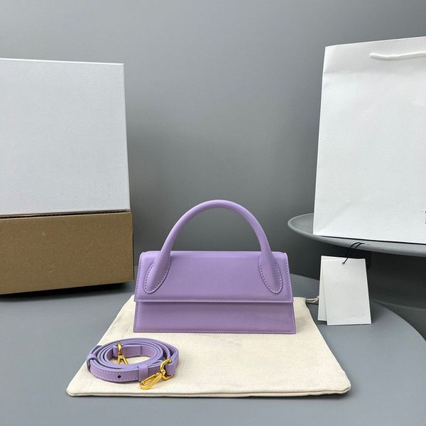 

european and american retro leather messenger bag fashion waterproof handbag designer new leathers purple shoulder slung leather mini square