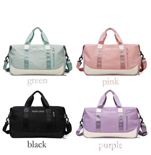 

2023 fashion luxury designer hand bill shoulder bagluu sports fitness bag women's dry wet separation shoes yoga short distance portable