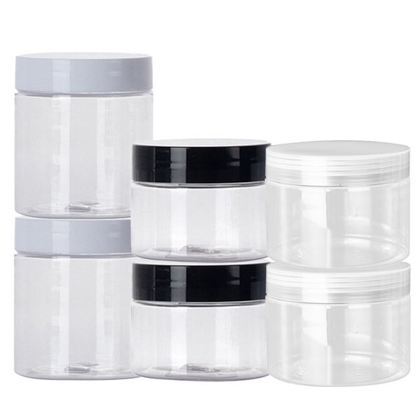 

makeup tools 12pcs 100120150200250ml clear plastic jar and lids skincare cosmetic cream jar travel set refillable bottles storage jars 22120