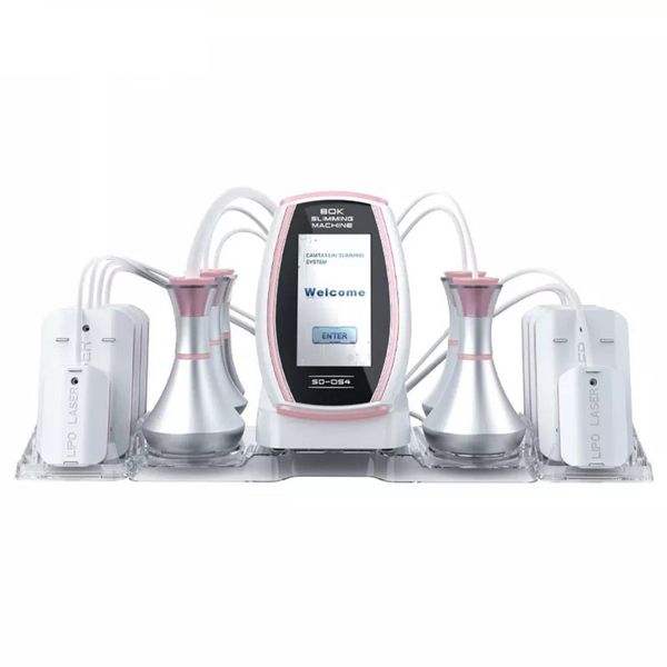 

6 in 1 80k body slimming skin rejuvenation vacuum fat cavitation rf machine