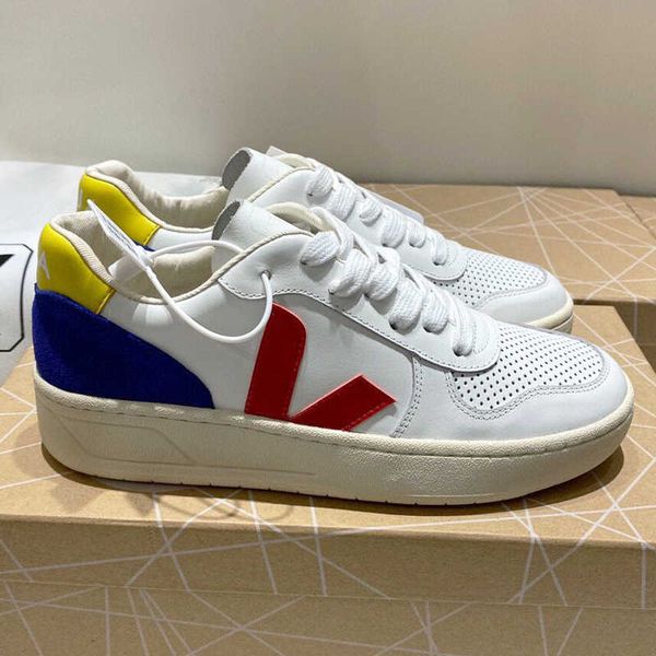 

sneaker dress shoes summer versatile breathable v lace-up casual thick bottom couple version of the shoe 221214, Black