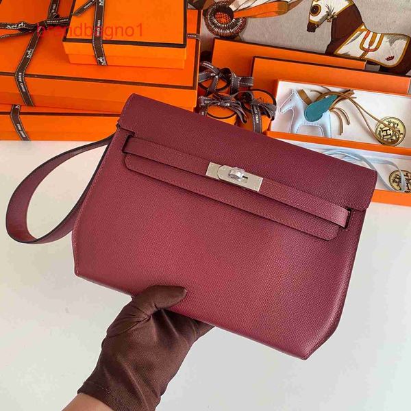 

herme kely designer bags for women online store 2022 new leather palm print depeches briefcase large capacity men's and women's un