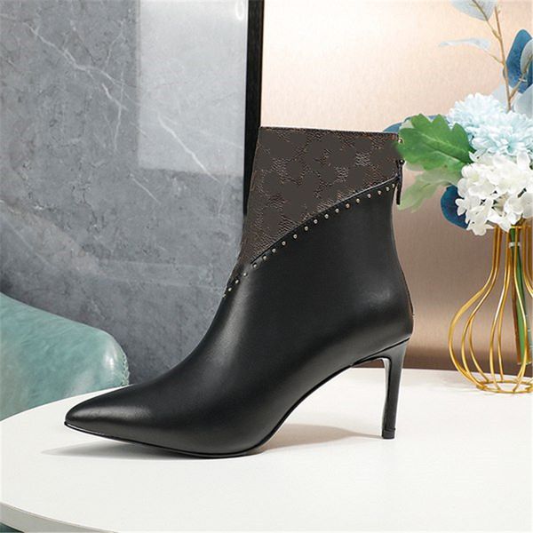 

fashion women boots louiseity shiny calfskin dark beige black buckle shoes winter casual ankle martin snow boots viutonity 06-02