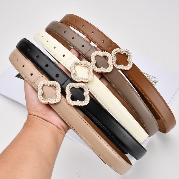 

belts floral diamond studded genuine leather cowhide belt designer's women's decorative coat with jeans belt 221205, Black;brown