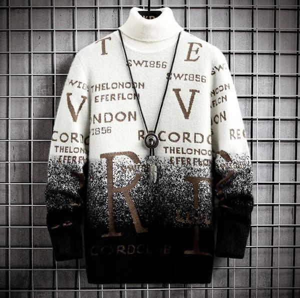 

sweater men casual o-neck pullover men clothes autumn winter new sost warm mens cashmere sweaters, White;black