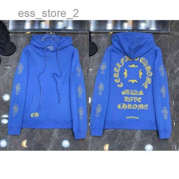 

ch men's hoodies sweatshirts classic brand mens ch fashion designer horseshoe cross print jacket women casual quality luxury pullover, Black