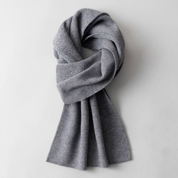 

scarves 100 wool scarves men for winter solid pure wool male warm scarf wraps shawls real wool neckerchief long scarf foulard homme 221205, Blue;gray