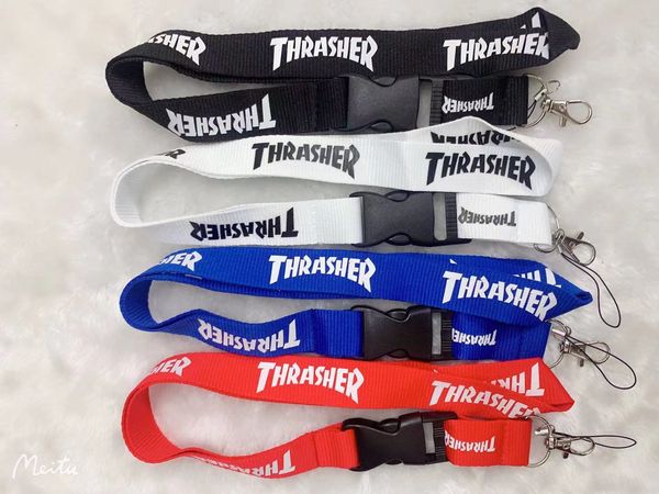 

Wholesale all kinds of fashion designer Keychain brand brands mobile phone lanyard key chain sling exhibition neck belt pin sling