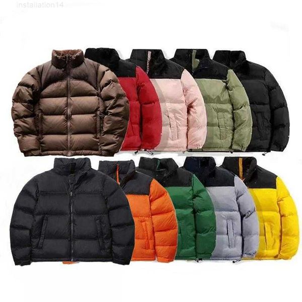 

mens designer down jacket north coat winter cotton womens puffer jackets parka face outdoor windbreakers couple thick warm coats, Black