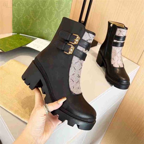 

design shoes winter boots ggity ankle booties fashion sneakers women leather high heel thick socks g boot us4h, Black