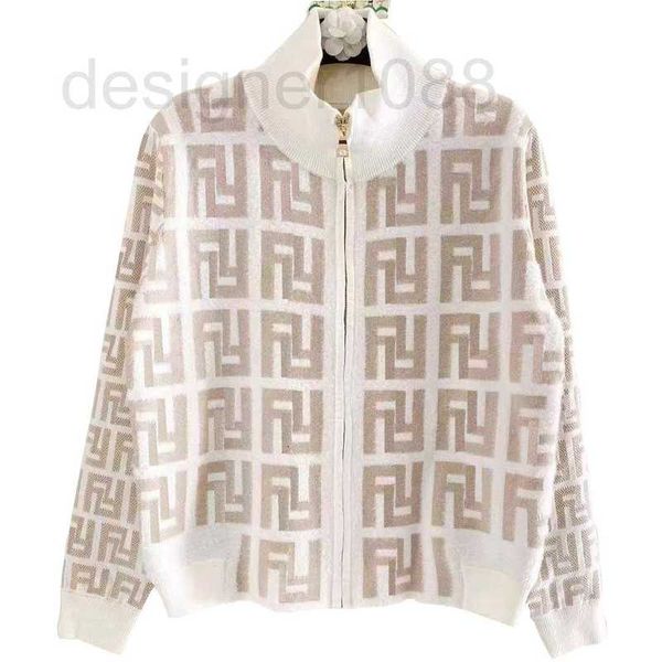 

women's sweaters designer fashion sweater coat womens sweaters woman cardigan short coats jackets spring and autumn stand neck zipper w, White;black