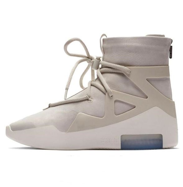 

high outdoor sports shoes women sneakers trainers triple black string orange pulse frosted sail grey fog fears god x 1 mens big size 12 t