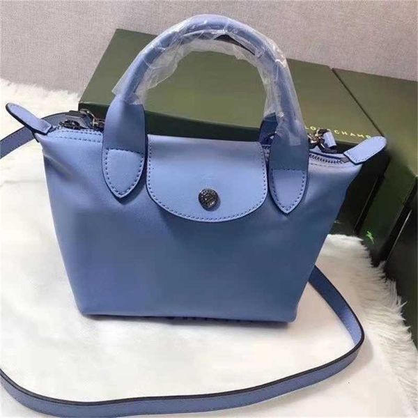 

france 2022 new style lamb skin longyu bag mini dumpling messenger wing handbag female
