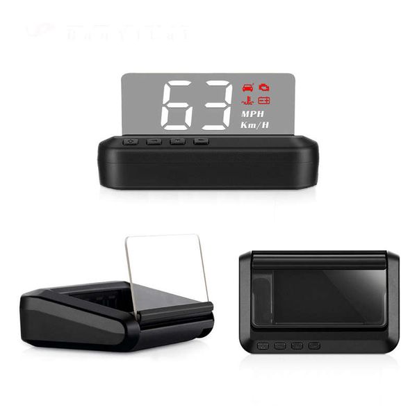 

c100 auto electronics car head up display for security projects an image onto the vehicle's windshield