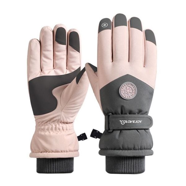 

decorations ski gloves waterproof touch screen antislip outdoor sports riding warm bicycle racing household