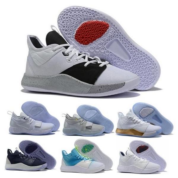 

classic pg basketball shoes paul george 3 2.5 sneakers playstation wolf grey moon gold navy 2023 men man trainers