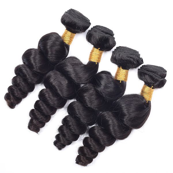 

sale loose wave hair bundle virgin indian 100% human hair with 300g bundles natural black color