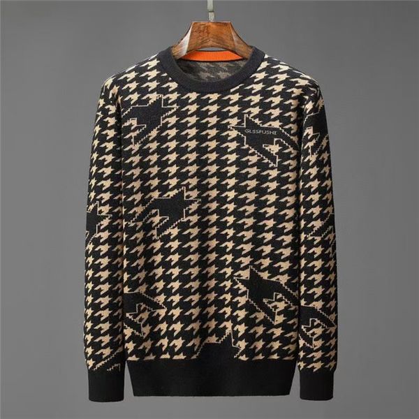 

designer brand mens womens men's chest letter sweaters long loose couples ribbed knit sweater autumn winter outwear jumpers #a4, White;black