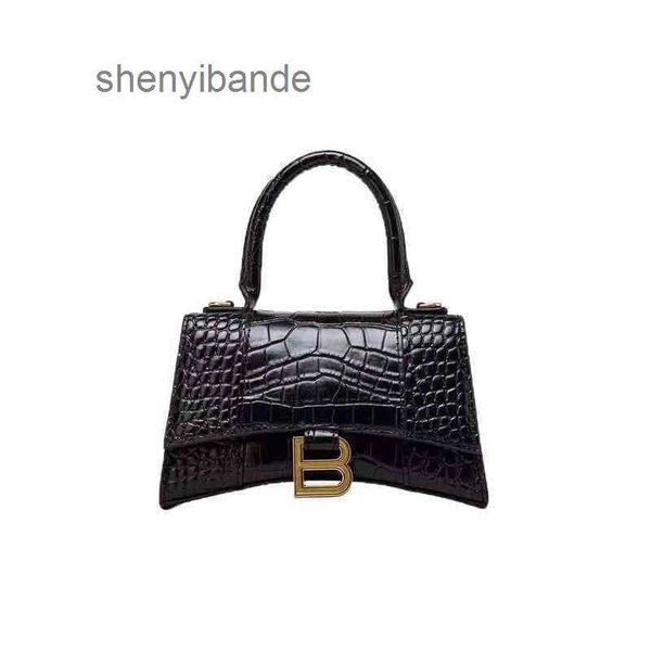 

classic lady handbags crossbody bbalencaigas designer bags b paris bag women's 2023 messenger word buckle crocodiless single shoulder 2