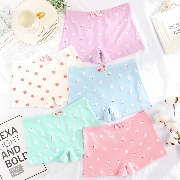 

panties young girls underwear teenagers strawberry short boxers panties safety of pants 6pc lot s 3x 221205, Camo