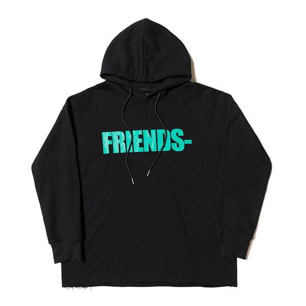 

vlone luxury men womens fashion hoodies designer long sleeve hooded sweater high street green letter print sweatshirts black white s-xl