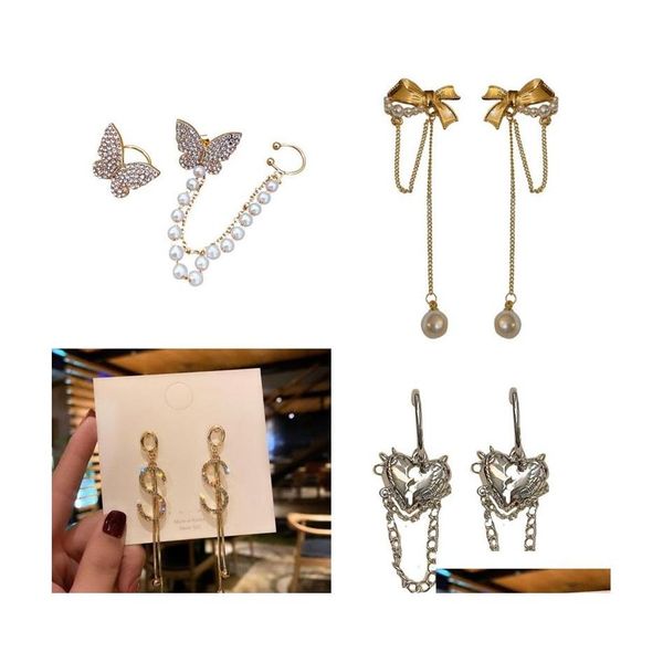 

dangle chandelier long tassel butterfly dangle earrings sier color fashion hanging women earring jewelry girls gift 160 d3 drop del dh2y5, Silver