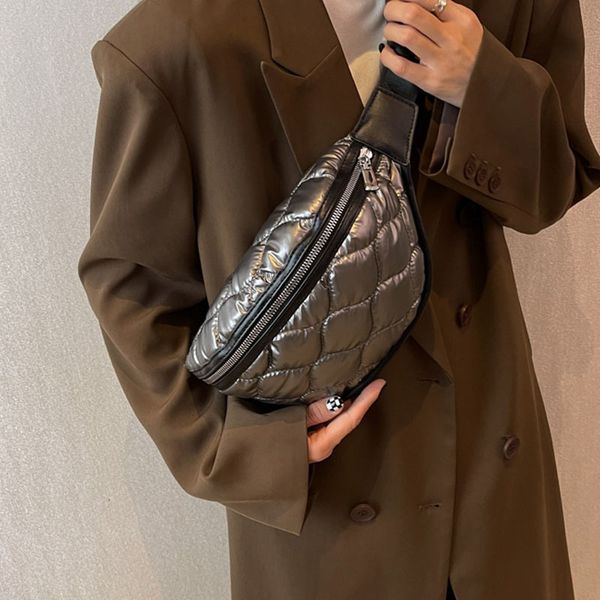 

waist bags fashion down luxury ladies fanny pack and phone pack brand designer female belt casual crossbody chest 221203