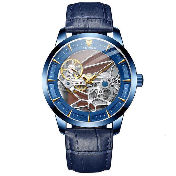 

watch wrist swiss tourbillon fully automatic mechanical men's tiktok live broadcast wine bucket stars versatile, Slivery;brown
