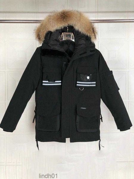 

men's jackets canadian goose jacket down parkas 2022 mens womens canada women goode coats owl outdoor goose constable reflective short, Black;brown