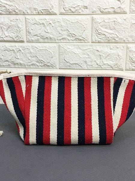 

cases women's letter printed canvas storage small bag zipper stripes ladies cosmetic clutch bags 221205