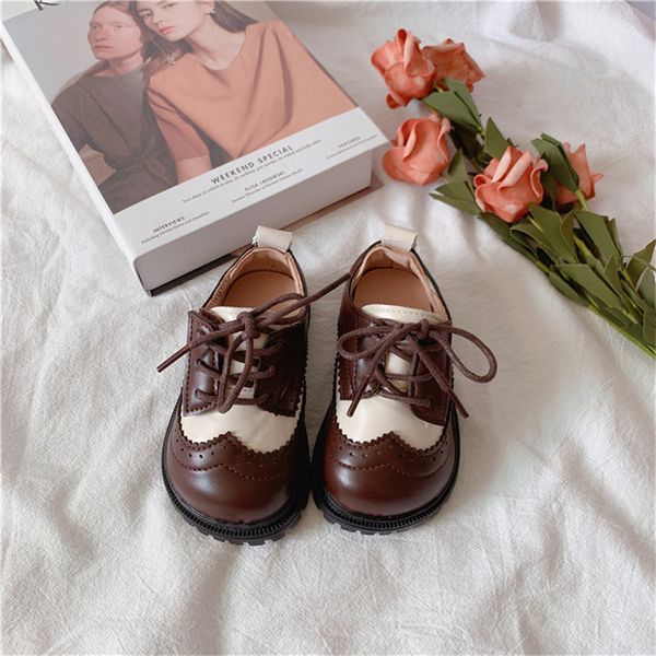 

sneakers cuzullaa children leather shoes 1 6 years baby boys girls british soft sole kids student 21 30 221205, Black;red
