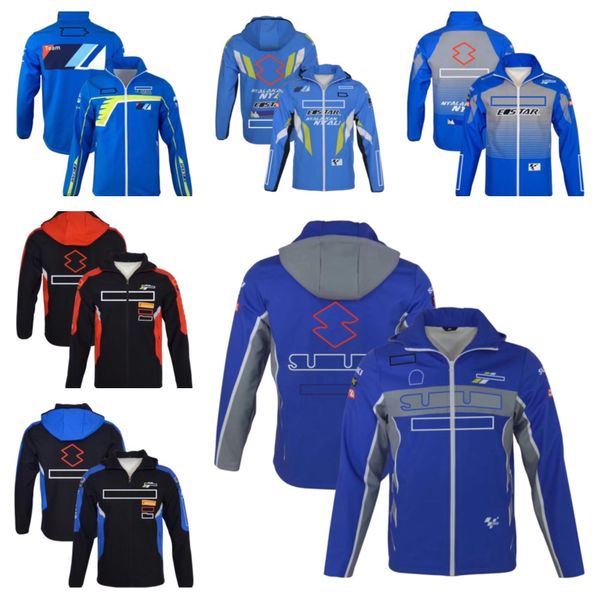 

off-road motorcycle zipper sweater outdoor leisure racing cycling sweater men's autumn and winter warm team coat