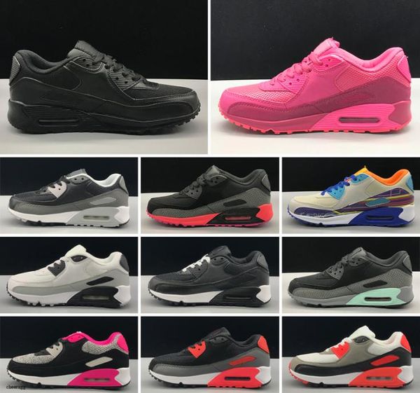 

kids athletic shoes children running shoe baby mesh breathable half palm cushion boys girls casual trainers5103098, Black