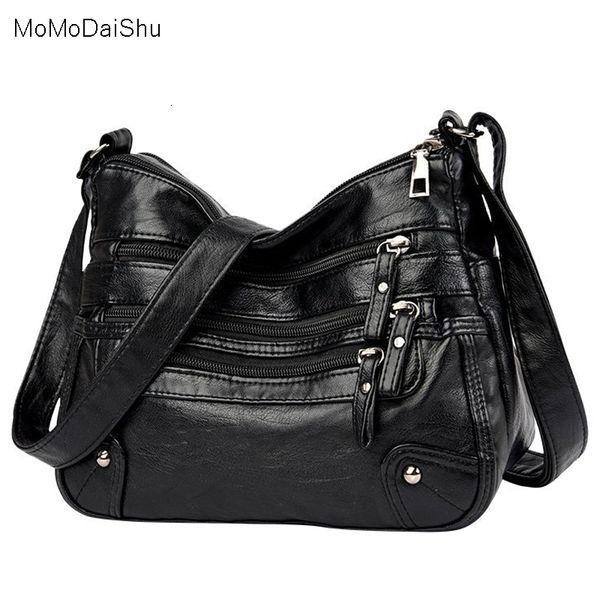 

evening bags women's soft leather shoulder multi-layer classic crossbody bag luxury designer handbag and purse 221203