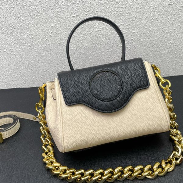 

fashion tote bag women shoulder bags flap handbags large capacity crossbody purse metal hardware hasp genuine leather interior zipper pocket