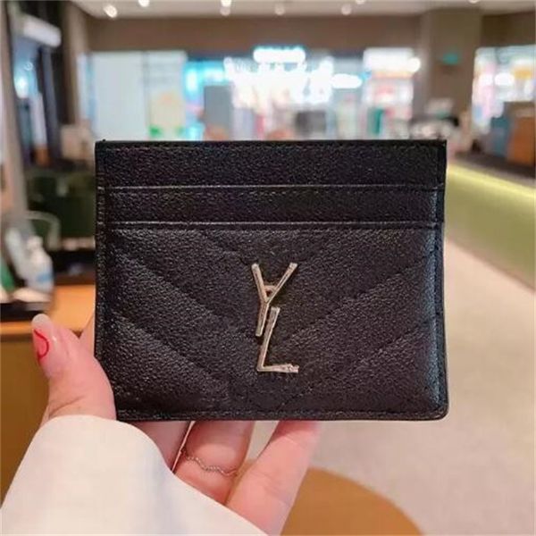 

luxury designer card holder genuine leather purse fashion womens wallets mens key ring credit cards wallet bag travel documents passport hol, Brown;gray