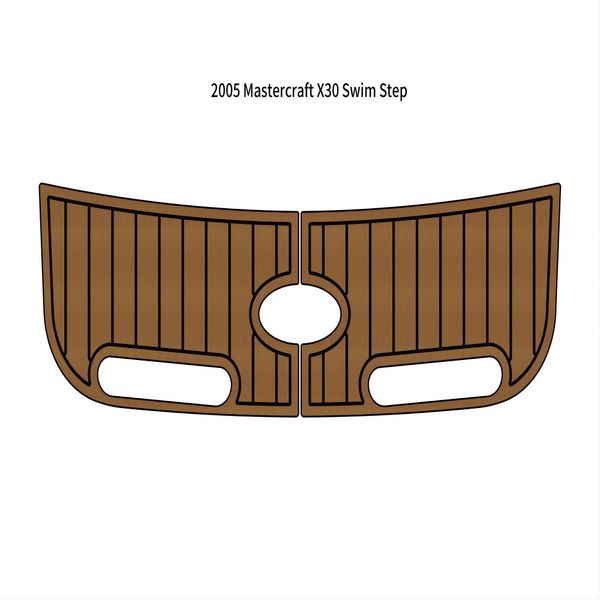 

2005 mastercraft x30 swim step platform pad boat eva foam teak deck floor mat