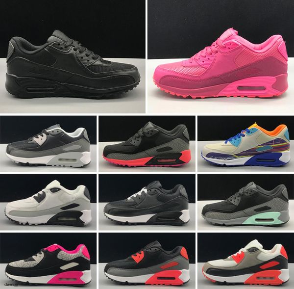 

kids athletic shoes children running shoe baby mesh breathable half palm cushion boys girls casual trainers7691717, Black