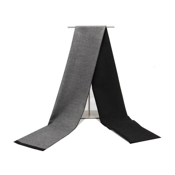 

scarves cashmere solid grey black navy men's boutique plaid striped scarfs patchwork color 30x180cm wholesale retail 221205, Blue;gray