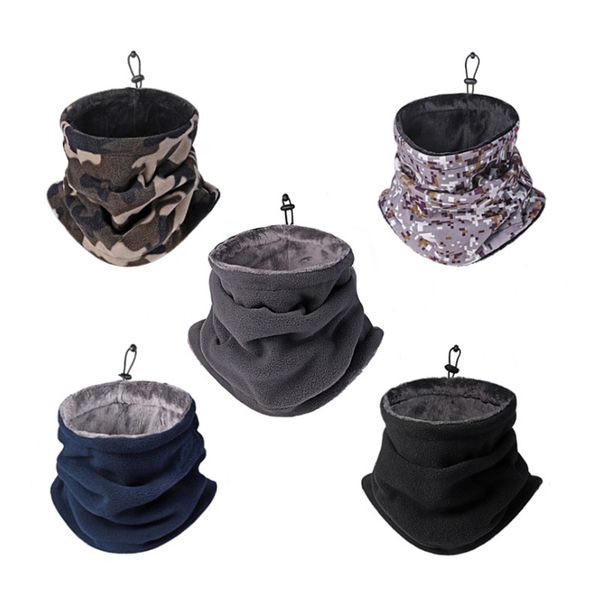 

scarves selling outdoor neck warmer winter thick warm velvet scarf for cycling skiing for women men windproof dustproof 221205, Blue;gray