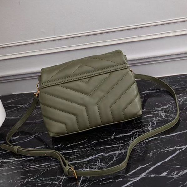 

designe graceful shoulder bags crossbody luxury bag brand cross body bags loulou y-shaped seam leather ladies metal chain purse messenger ni