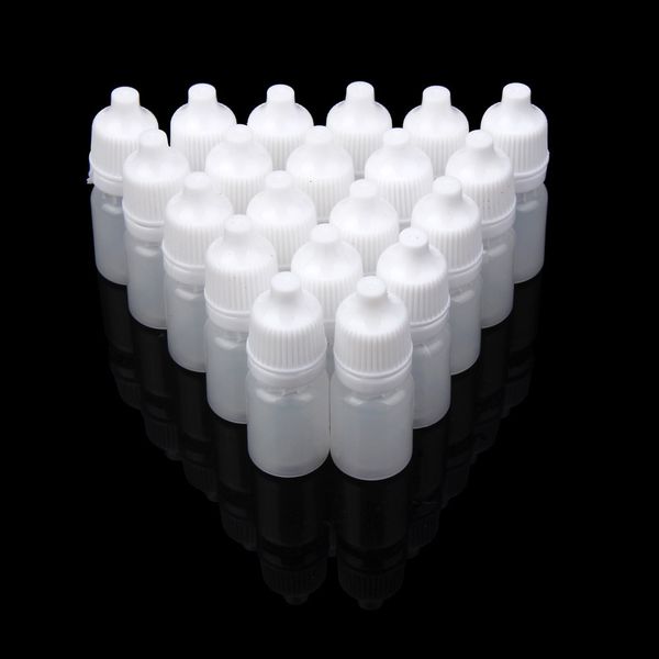 

makeup tools 100pcs 5ml10ml15ml20ml30ml50ml wholesale durable empty plastic squeezable dropper bottles eye liquid dropper refillable 221205