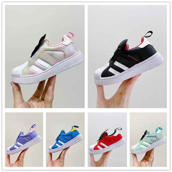 

athletic & kids shoes superstar shoe toddlers boys girls youth designer running infants children authentic sneakers baby trainers sports eur, Black
