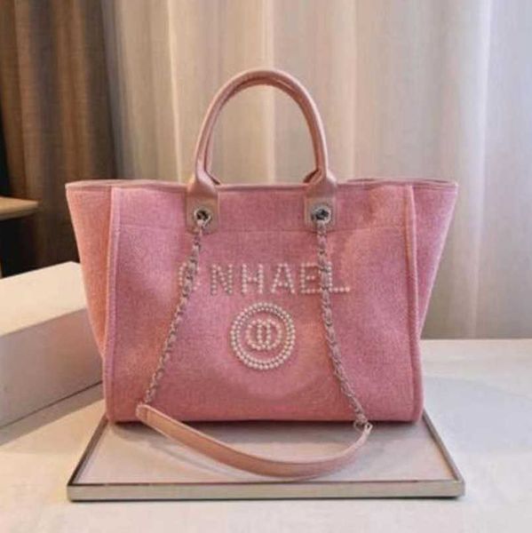 

luxury fashion women's handbags beach bags brand ch pearl label canvas women evening bag designers classic small female bobby backpack, Black;red