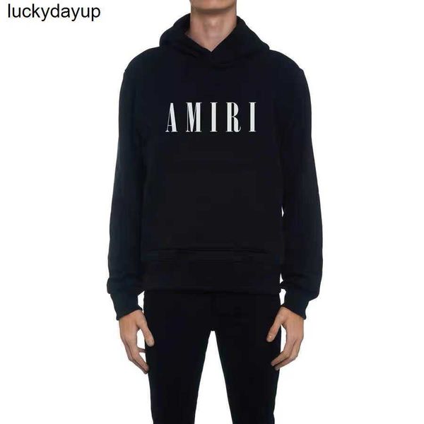

men's hoodies designer sweatshirts fleece men's amirs printed hoodie fashion brand streetwear loose hoodie, Black