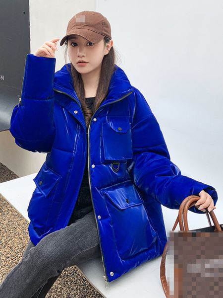 

women's down parkas winter clothes women fashion coats jacket loose comfortable warm cotton clothing zipper stereo pocket decoration 22, Black