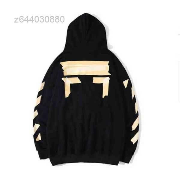 

men's hoodies sweatshirts 2022 %60 off style trendy fashion sweater painted arrow crow stripe loose hoodie and women's t-shirts of, Black