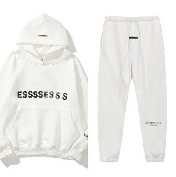 

men's luxury fashion sweatshirts tracksuits essentials letter hoodies men women sportswear hooded pant coat sweater casual pullover co, Gray