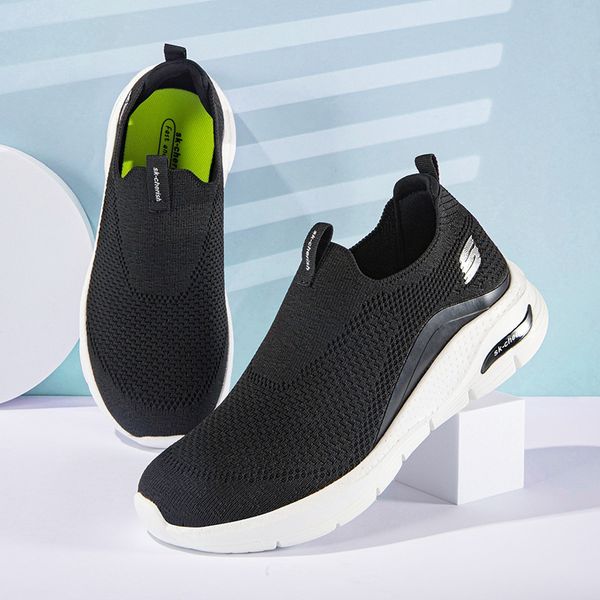

dress shoes damyuan mens casual slip-on zapatos casuales de los hombres comfortable breathable woman sneakers loafers men 221205, Black