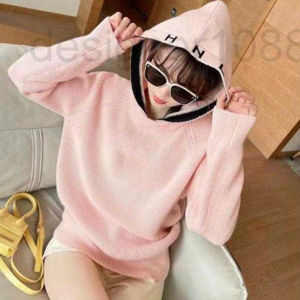 

women's sweaters designer 2021ss autumn/winter women's sweaters designer hoodie knitted cc letter embroidery temperament high-end, White;black